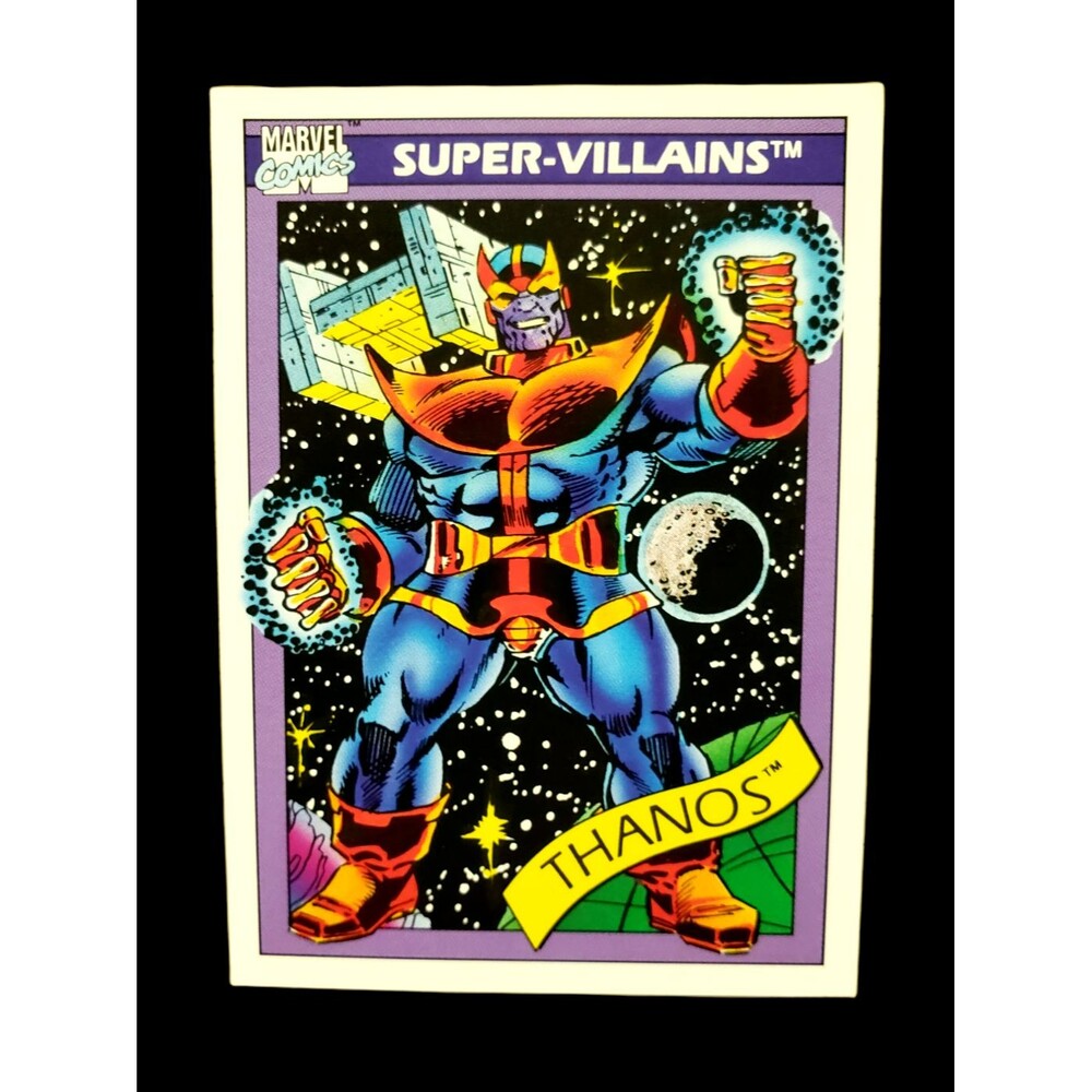 1990 IMPEL MARVEL UNIVERSE THANOS Super Villain MARVEL Non-Sport Trading Card 79